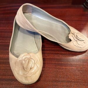 Garnet Hill Leather Flats